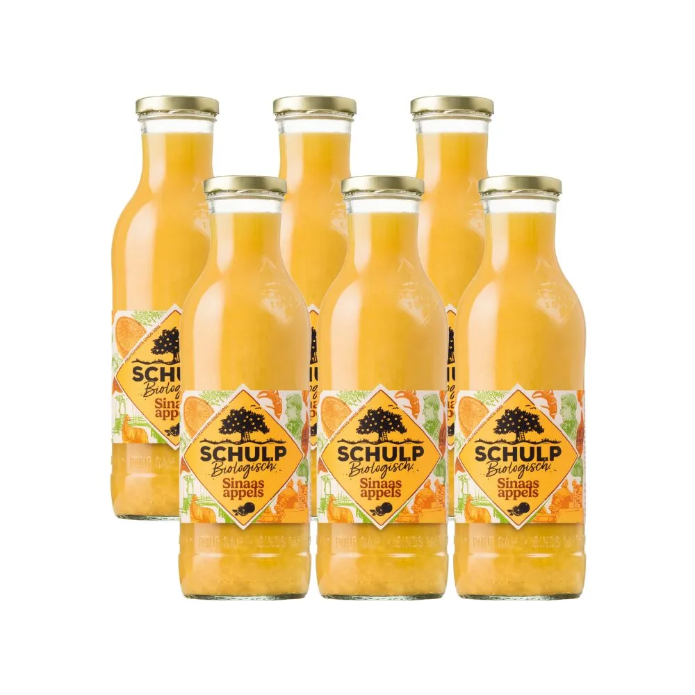 Schulp Sinaasappelsap Bio 6 Pack (6 x 750 ml)