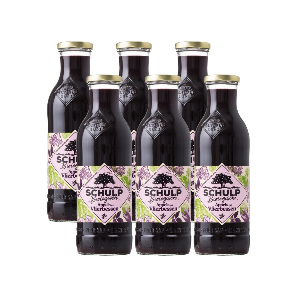 Schulp Appel & Vlierbessap Bio 6 Pack (6 x 750 ml)