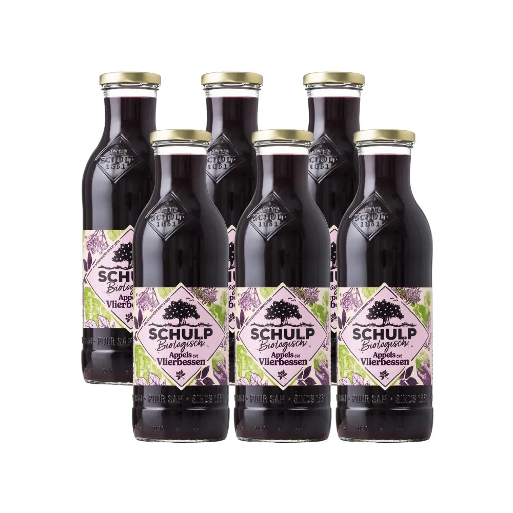 Schulp Appel & Vlierbessap Bio 6 Pack (6 x 750 ml)
