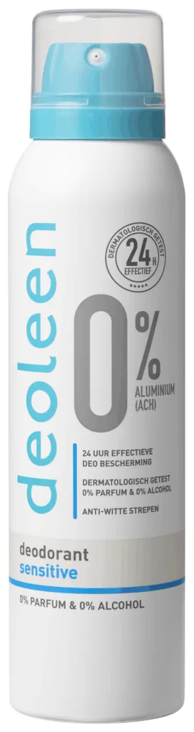 Deoleen Deodorant spray 0% sensitive (150 ml)