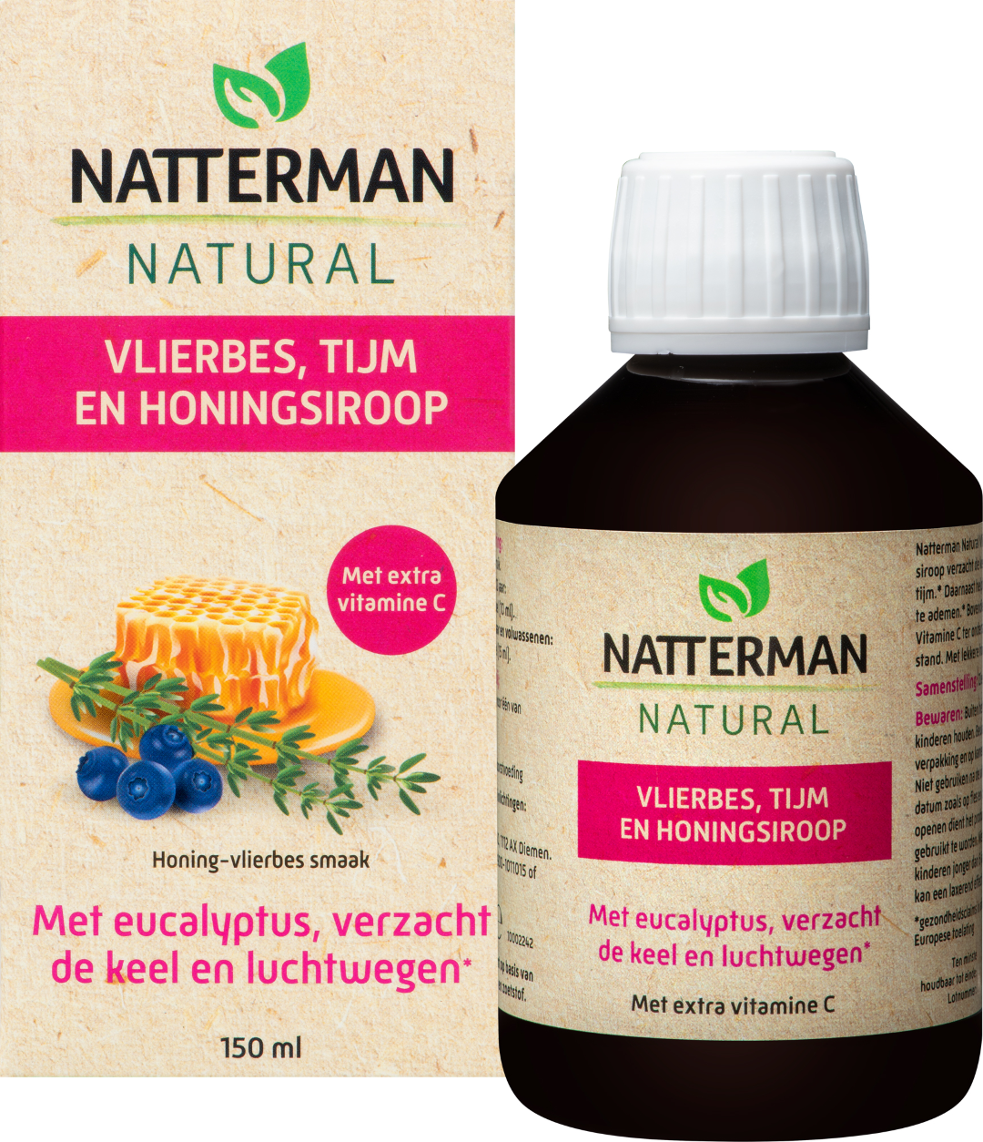 Natterman Natural siroop vlierbes (150 ml)