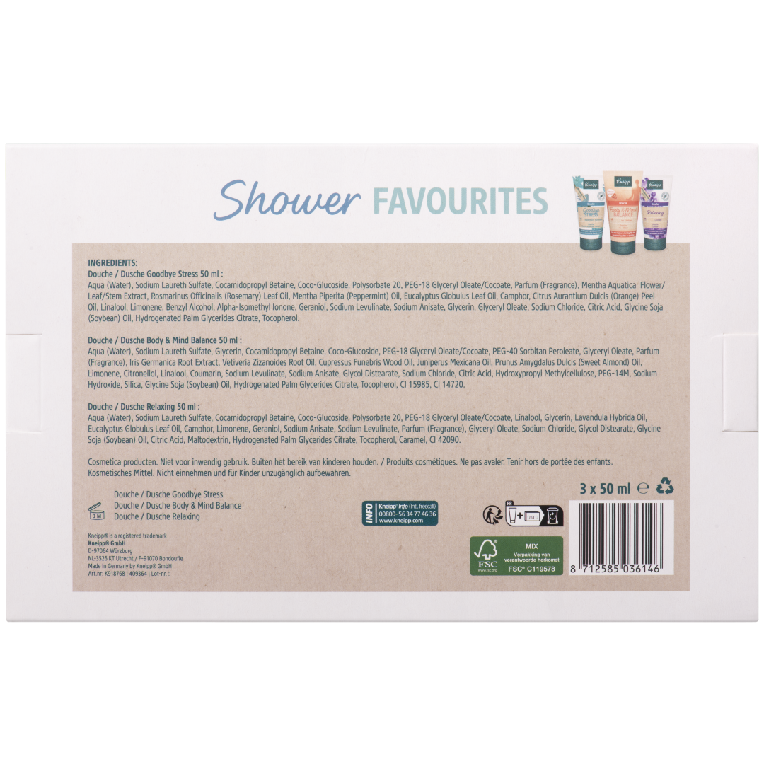 Kneipp Geschenk set Shower Favourites (1 stuk) - image 2