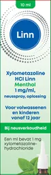 Linn Xylometazoline HCL Menthol Linn 1,0MG/ML Neusspray (10 ml)