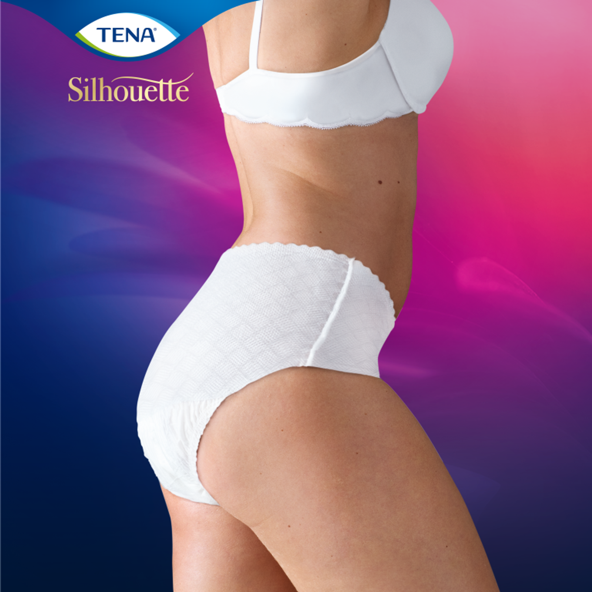 Tena Silhouette Plus Blanc - Lage Taille M (12 stuks) - image 3