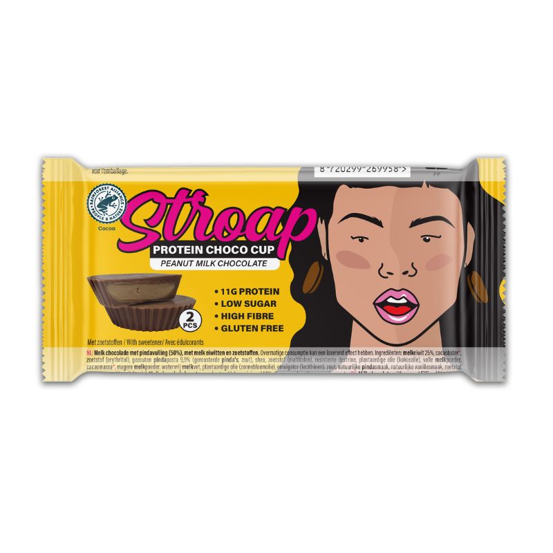 Stroap Protein Peanut Butter Cup Milk Chocolate (42 gr)