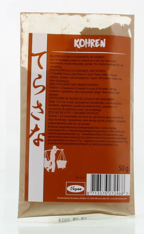 Terrasana Kohren Lotuswortelpoeder (50 gr)