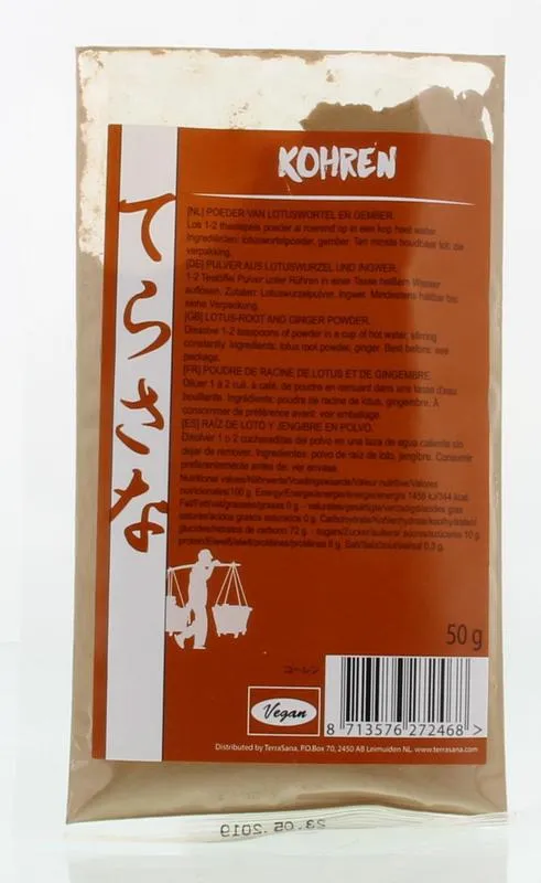 Terrasana Kohren Lotuswortelpoeder (50 gr)