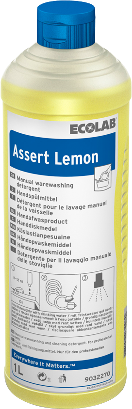 Ecolab Handafwasmiddel Assert Lemon (1000 ml)