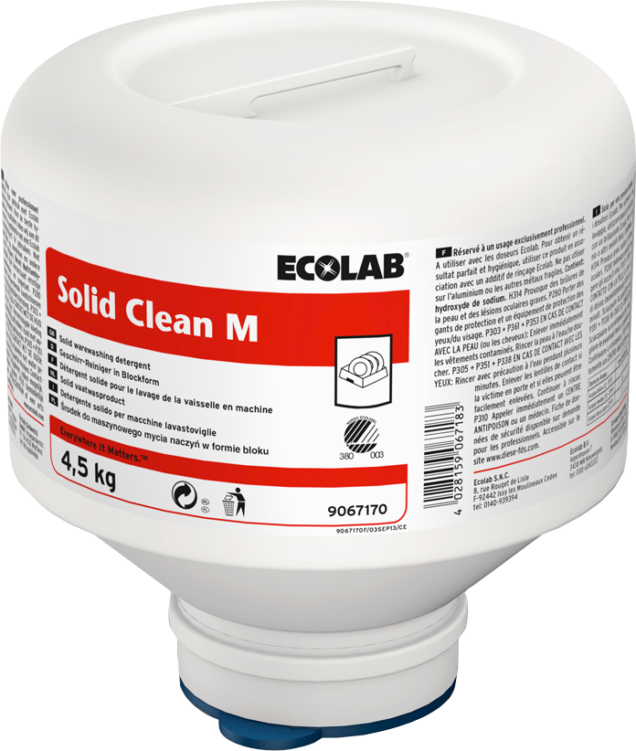 Ecolab Vaatwasmiddel Solid Clean M (4500 gr)