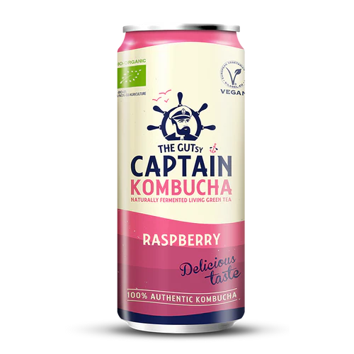The Gutsy Captain Kombucha Raspberry BIO (250 ml)