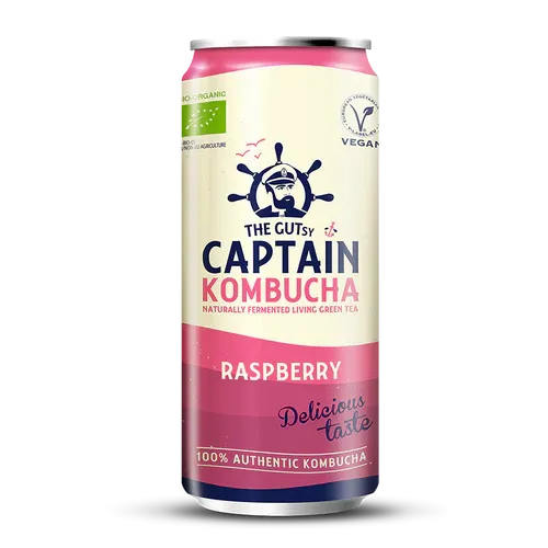 The Gutsy Captain Kombucha Raspberry BIO (250 ml)