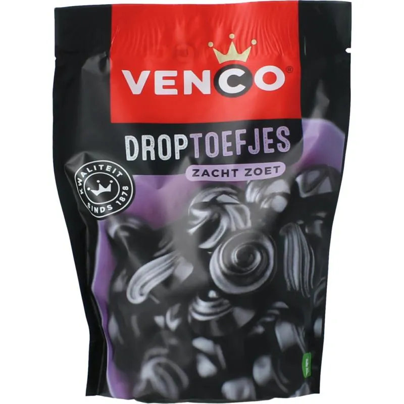 Venco Droptoppers Fruitig (225 gr)