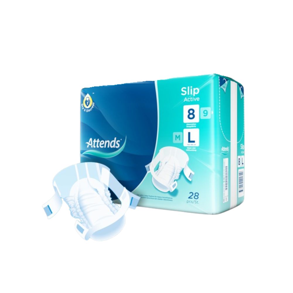 Attends Slip Active 8 L (28 stuks)