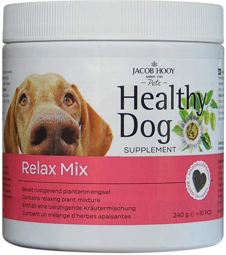 Jacob Hooy Healthy Dog Relax mix (80 stuks)