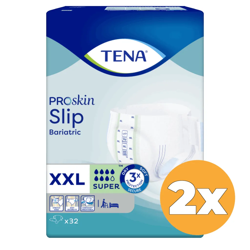 2x Tena Slip bariatric super maat XXL (32 stuks)