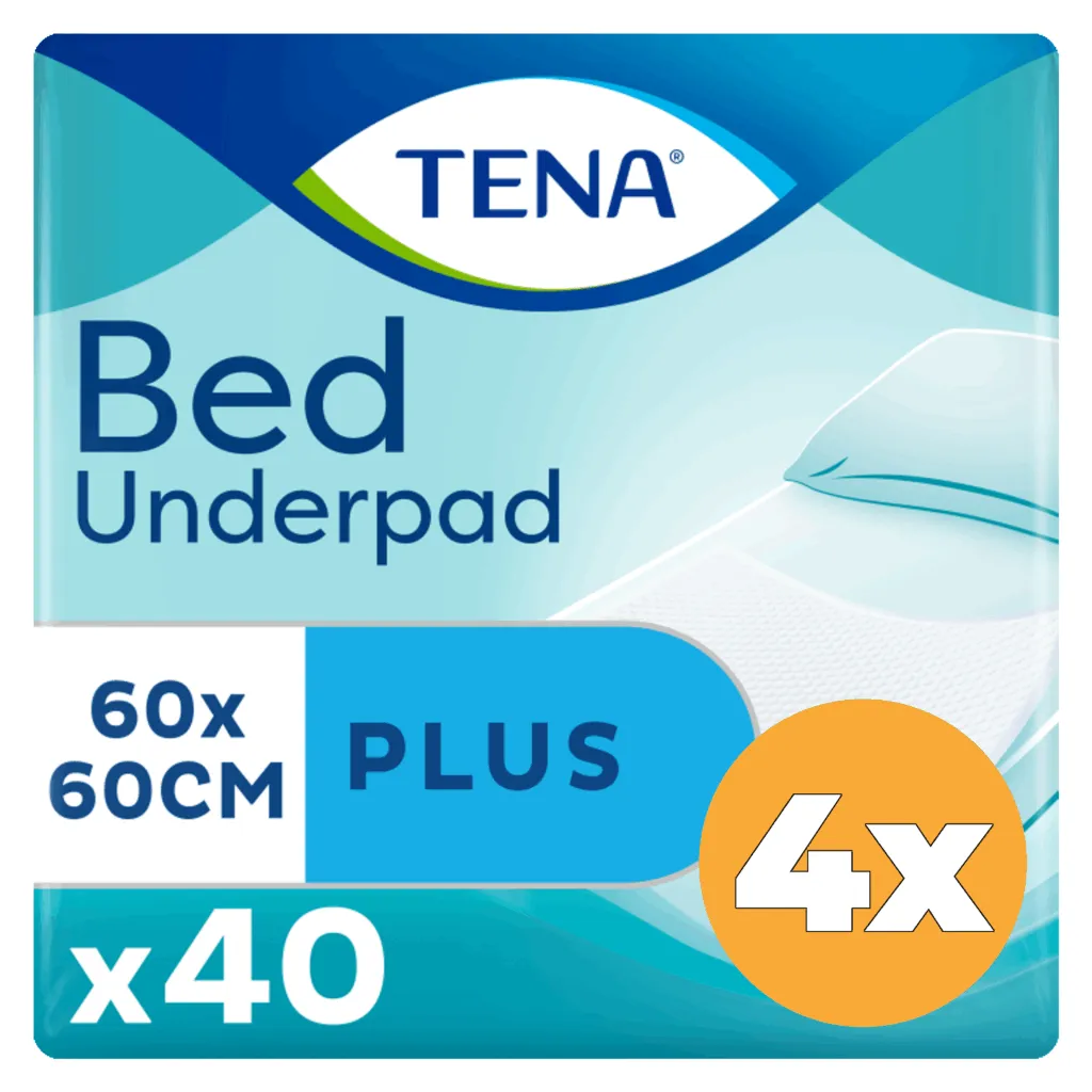4x Tena Bed plus 60 x 60 (40 stuks)