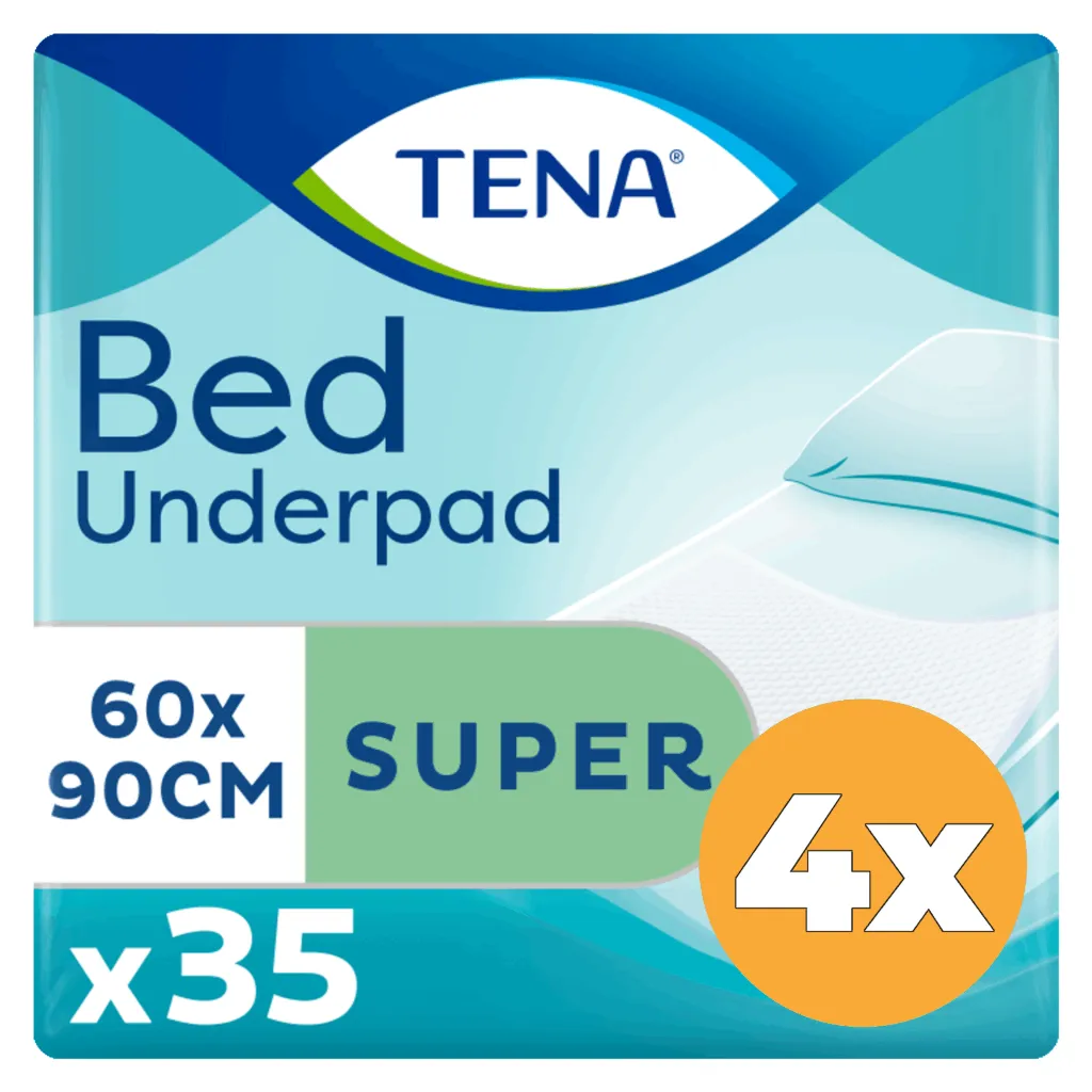 4x Tena Bed super 60 x 90 (35 stuks)