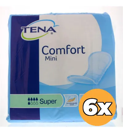 6x Tena Comfort mini super (30 stuks)