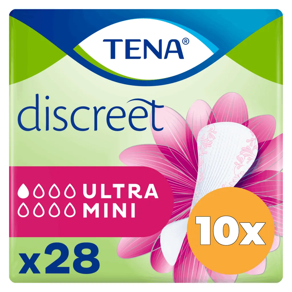 10x Tena Lady ultra mini (28 stuks)
