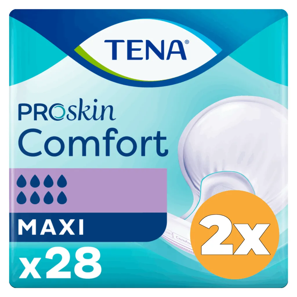 2x Tena Proskin Comfort Maxi (34 stuks)