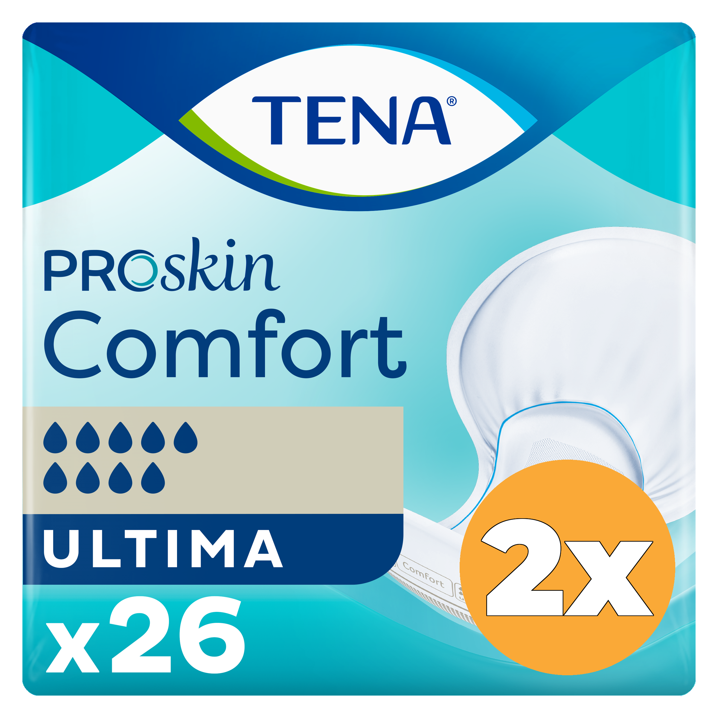 2x Tena Comfort ProSkin Ultima (26 stuks)