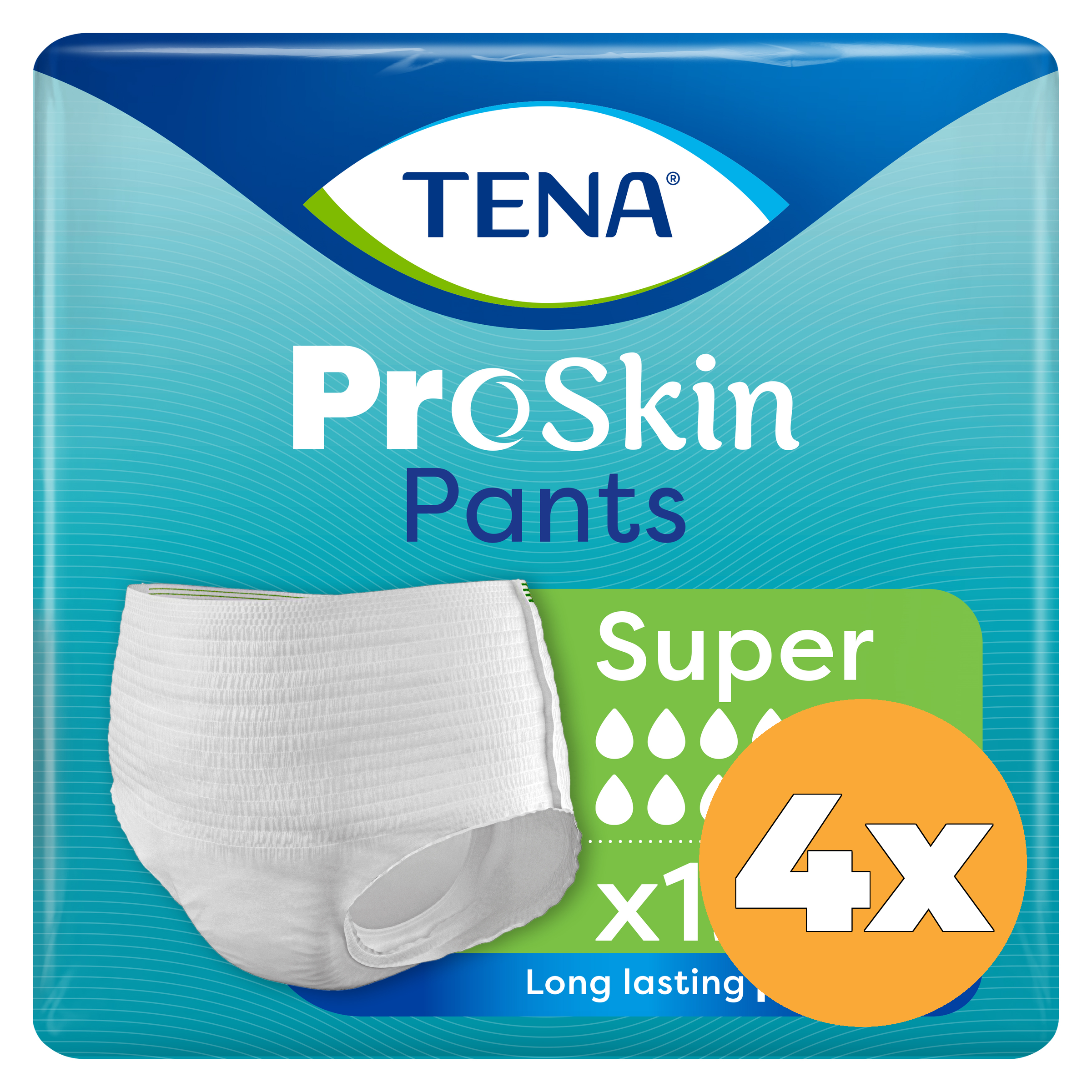 4x Tena Proskin pants super L (12 stuks)