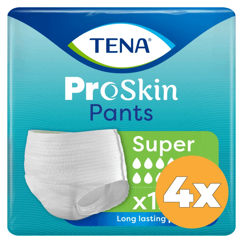 4x Tena Proskin pants super XL (12 stuks)