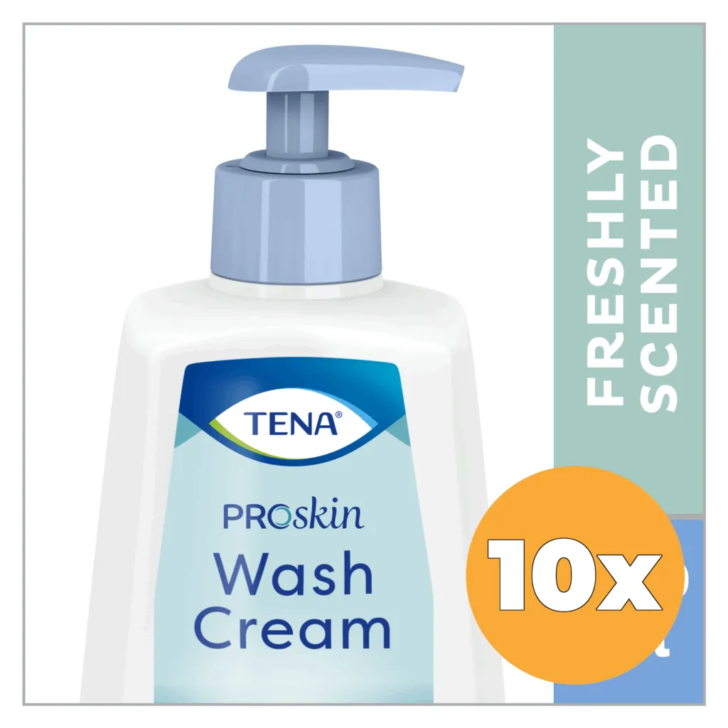 10x Tena Wash Cream (500 ml)