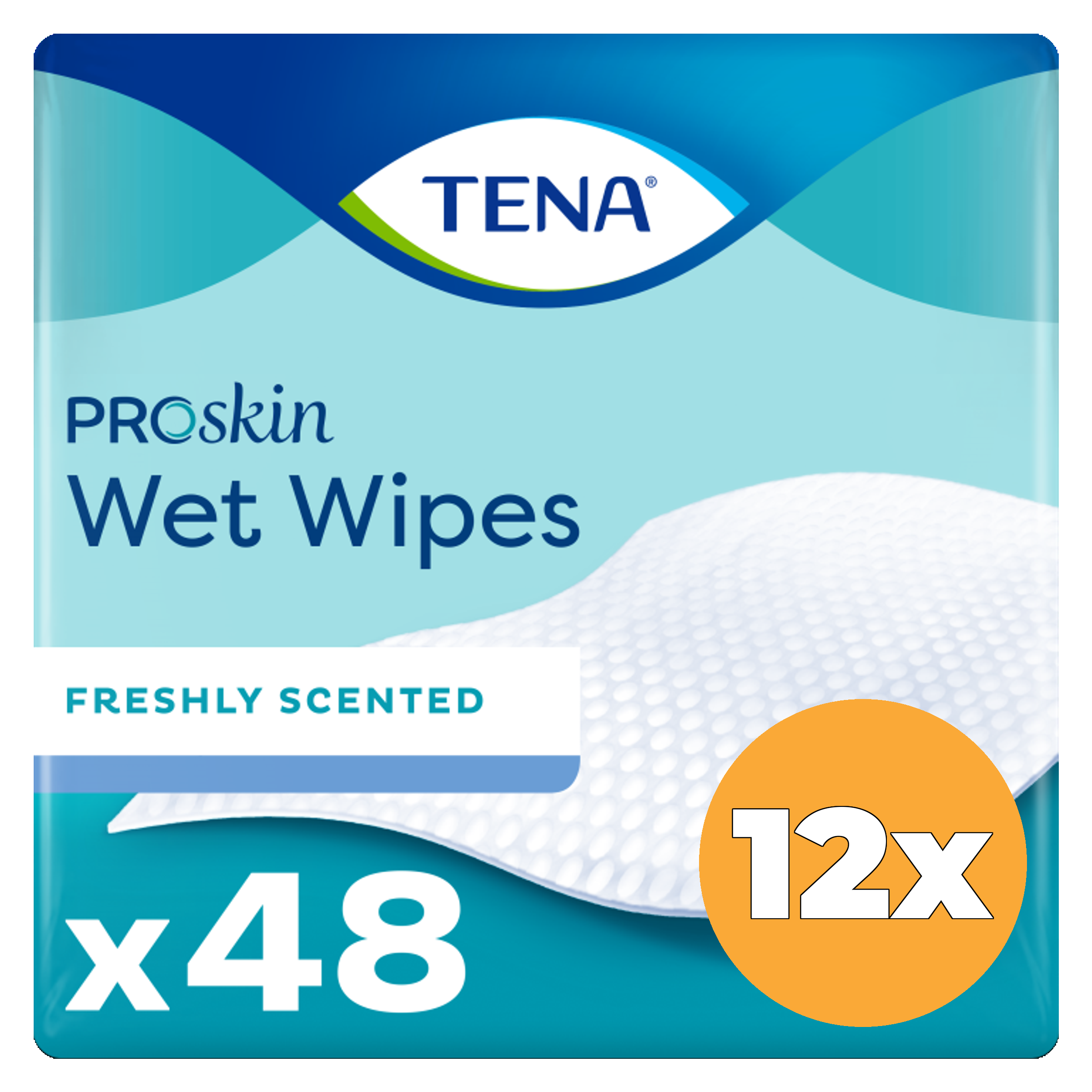 12x Tena Wetwipe (48 stuks)