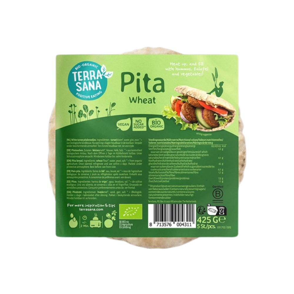 TerraSana Pitabroodjes (425 gr)