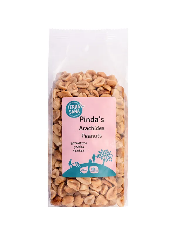 Terrasana Geroosterde pinda's zonder vlies (250 gr)