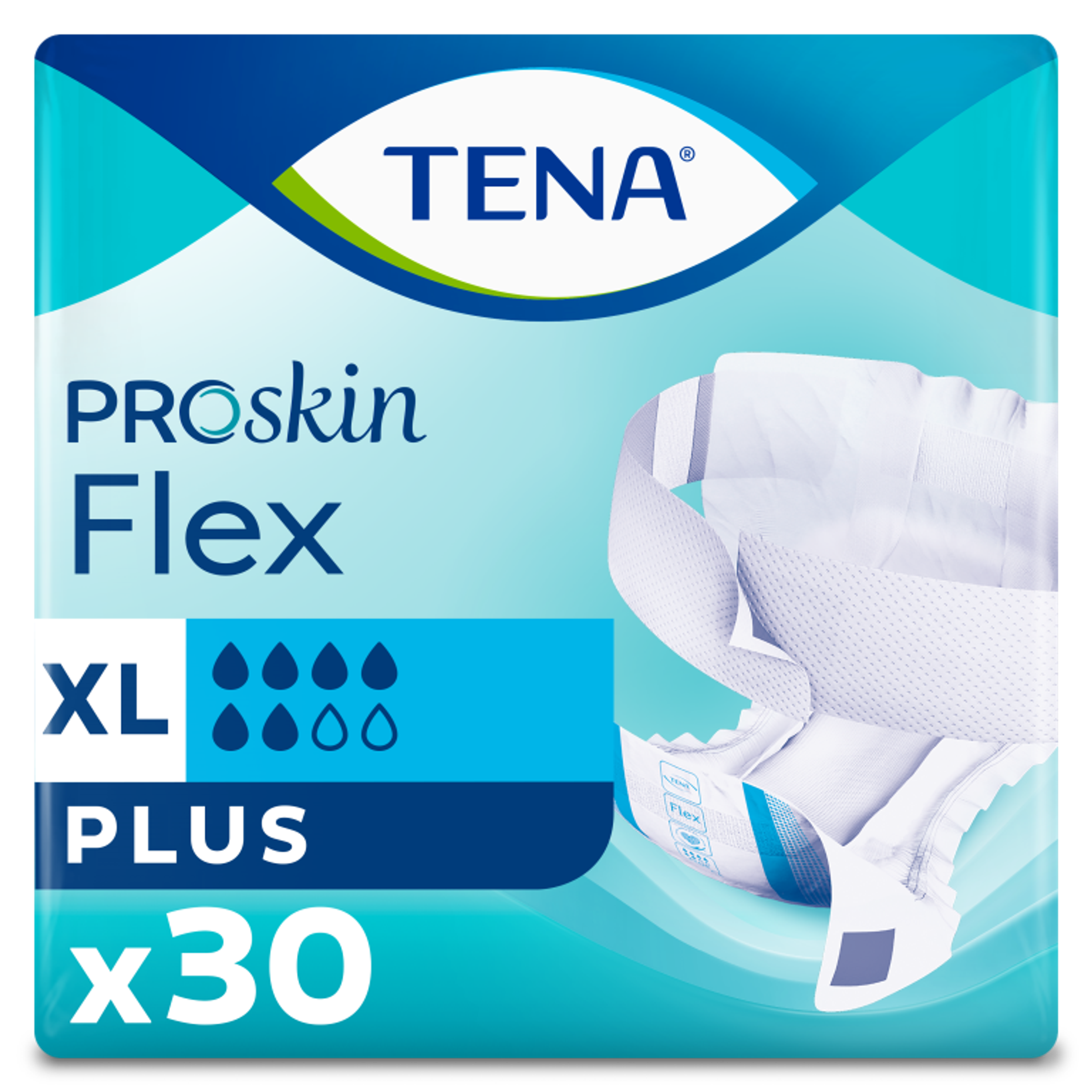 Tena Flex Plus Proskin Extra Large (30 stuks)
