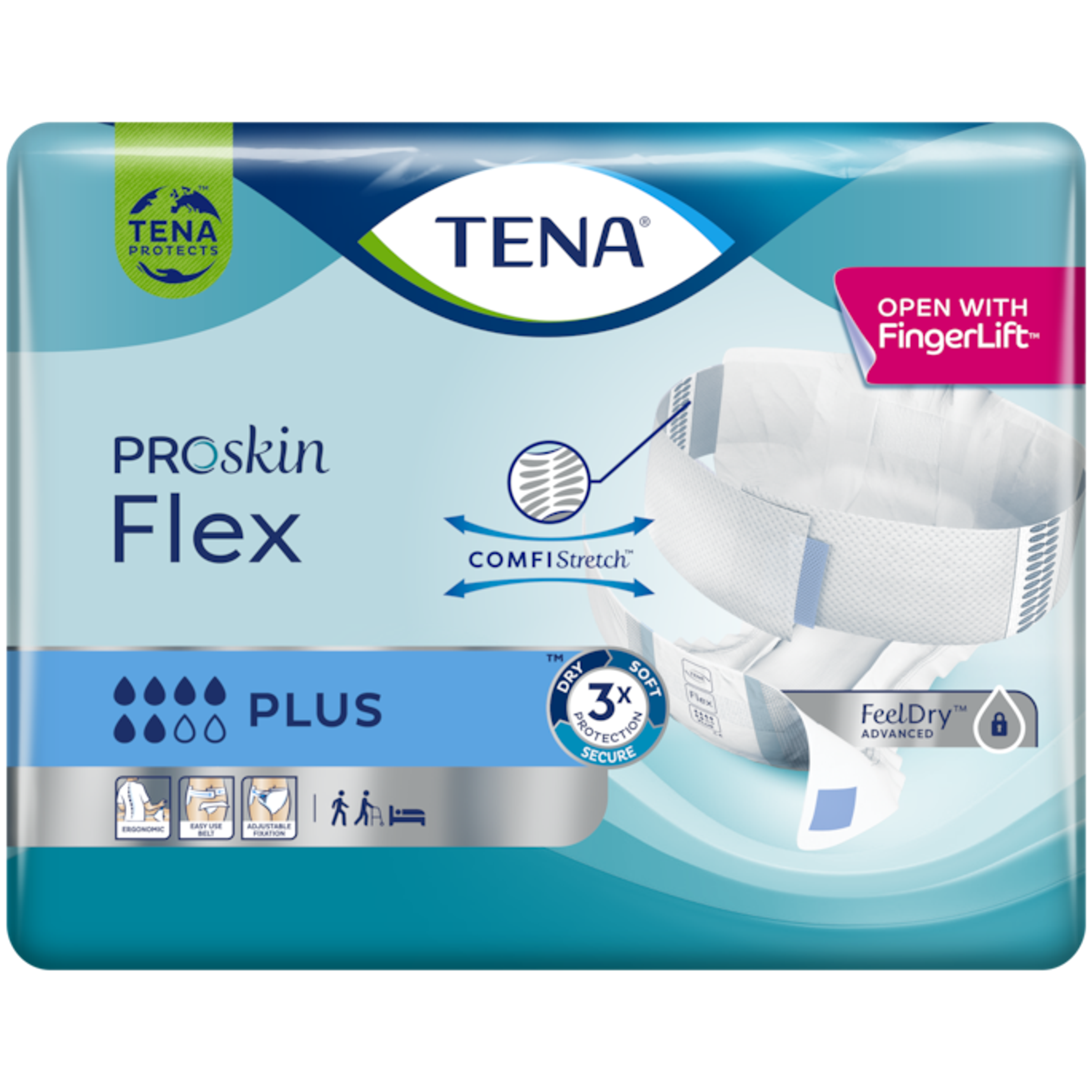 Tena Flex Plus Proskin Extra Large (30 stuks)