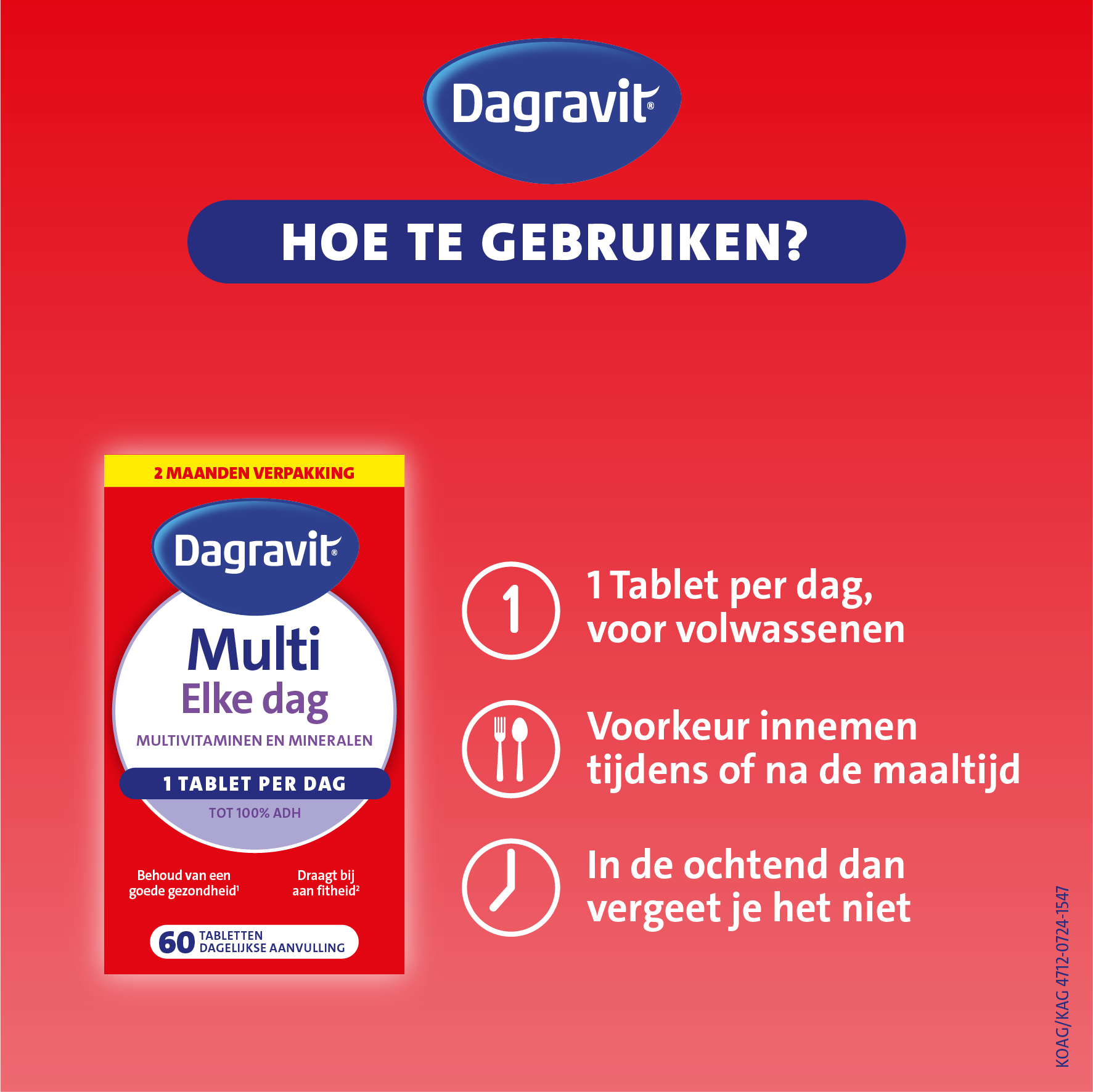Dagravit Multi Elke Dag (60 tabletten)