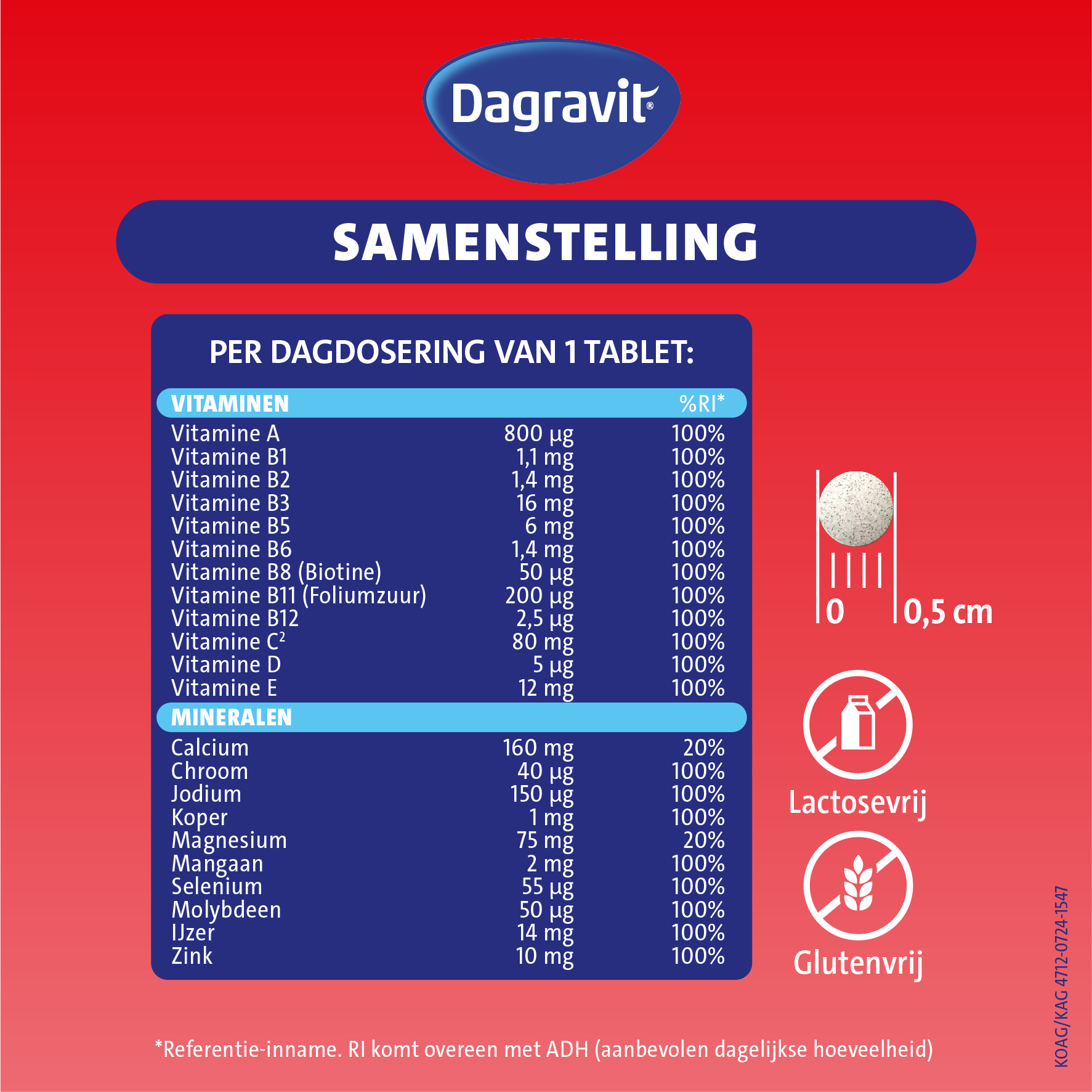 Dagravit Multi Elke Dag (60 tabletten) - image 3