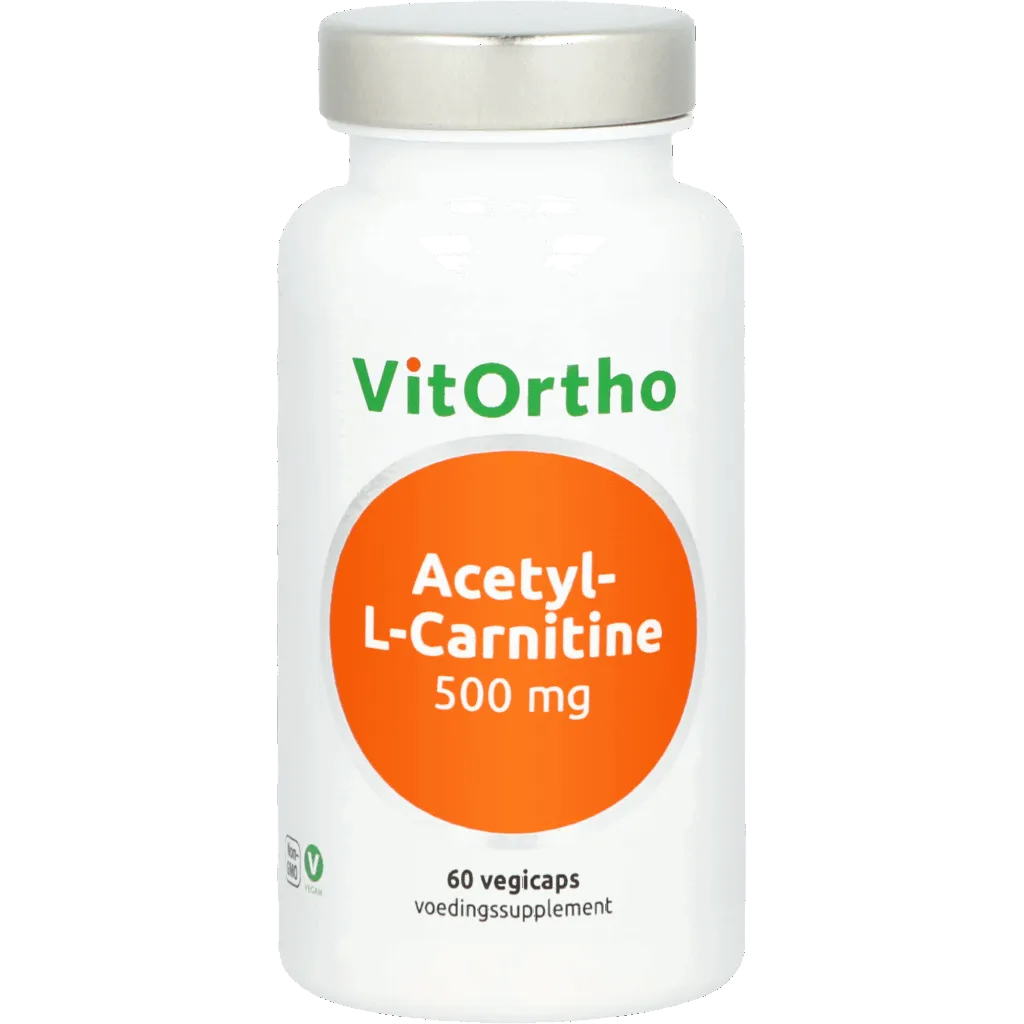 Vitortho Acetyl-L-Carnitine 500 mg (60 vega capsules)