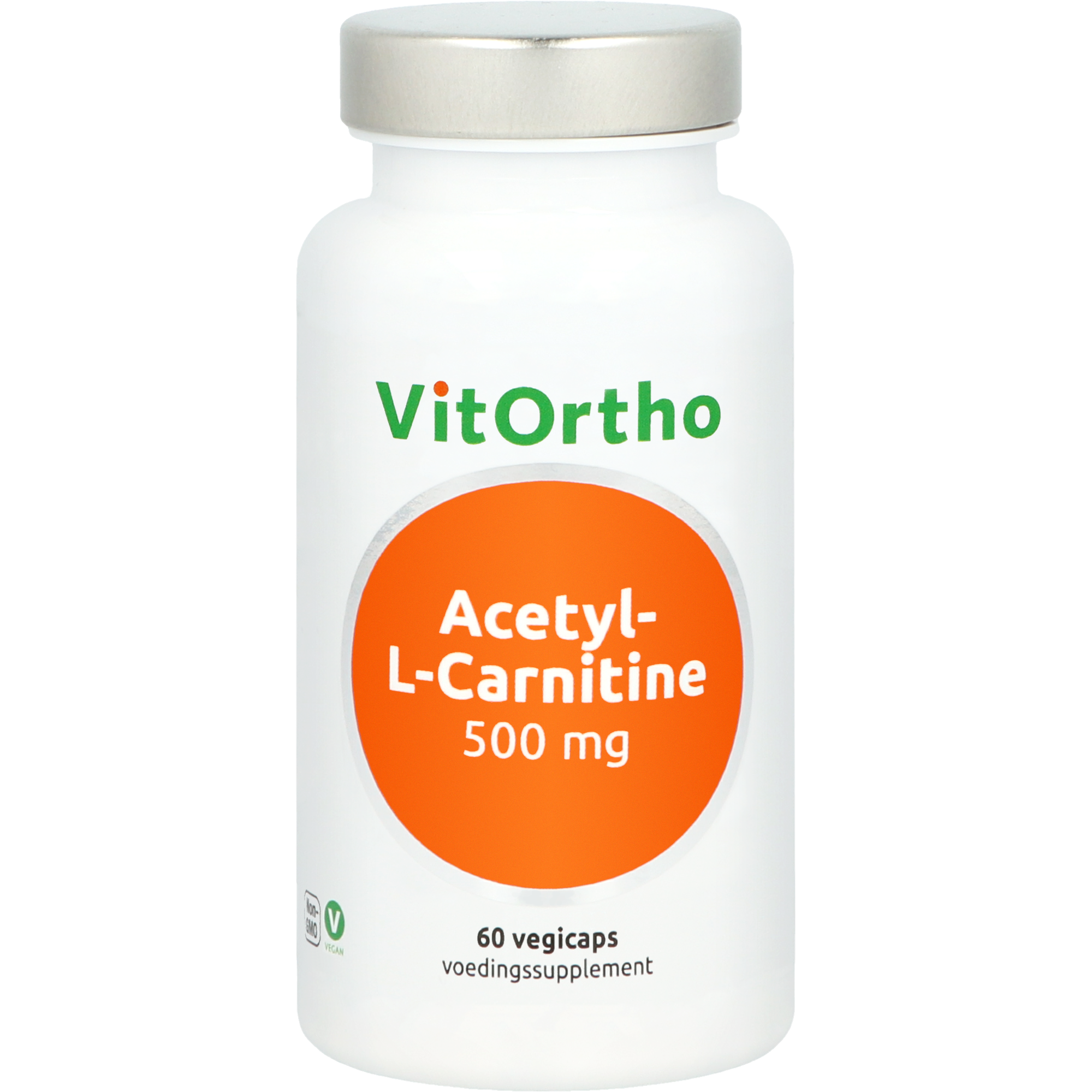 Vitortho Acetyl-L-Carnitine 500 mg (60 vega capsules)