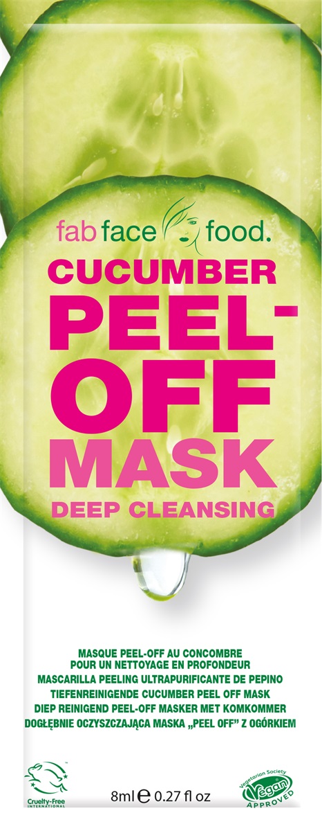 Montagne Jeunesse 7th Heaven Mask Peel-Off Fab Face Cucumber (1 stuk)