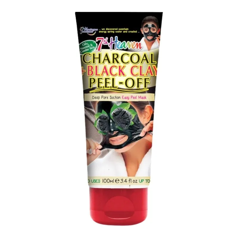 Montagne Jeunesse 7th Heaven Tube Charcoal + Black Clay Peel-Off (1 stuk)