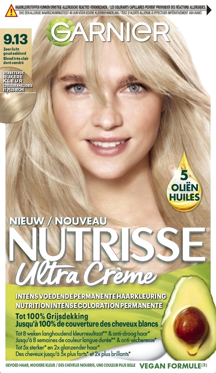 Nutrisse 9.13 Zeer Licht Goud Asblond (1 stuk)