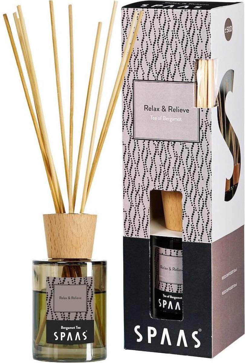 Spaas Geurstokjes Relax & Relieve Bergamotsthee (80 ml)