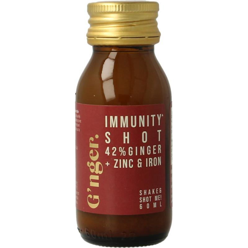 G'nger Shot Gember Vruchtensap Immunity (60 ml)
