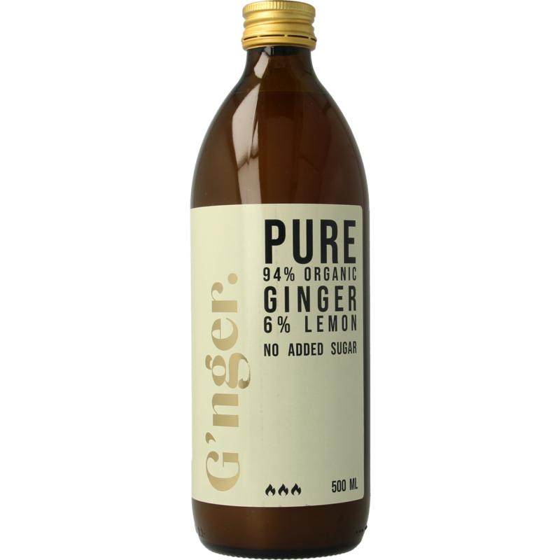 G'nger Gembersap Met Citroensap Bio (500 ml)