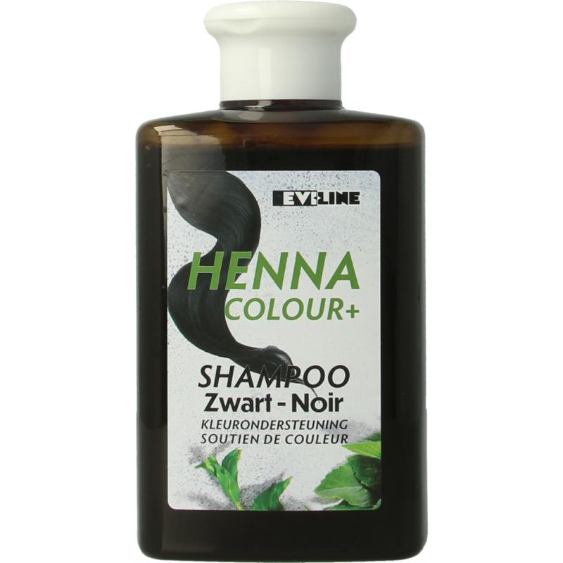 Evi-Line Henna Cure & Care Shampoo Colour + Zwart (300 ml)