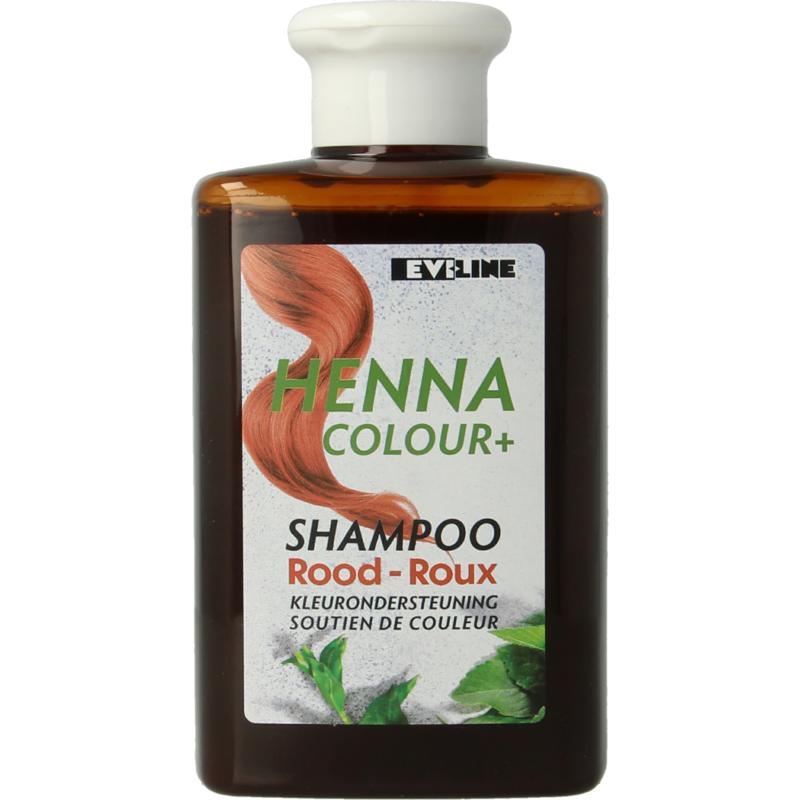 Evi-Line Henna Cure & Care Shampoo Colour + Rood (300 ml)