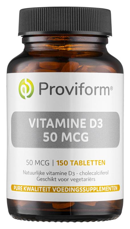 Proviform Vitamine D3 50 Mcg (2000Ie) (150 tabletten)