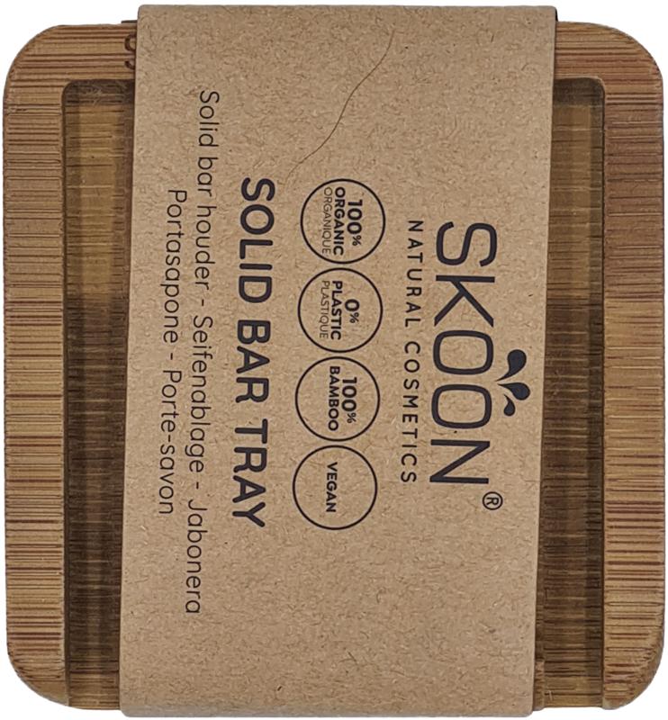 Skoon Solid Bar Tray - 1 Bar - All Bamboo (1 set)