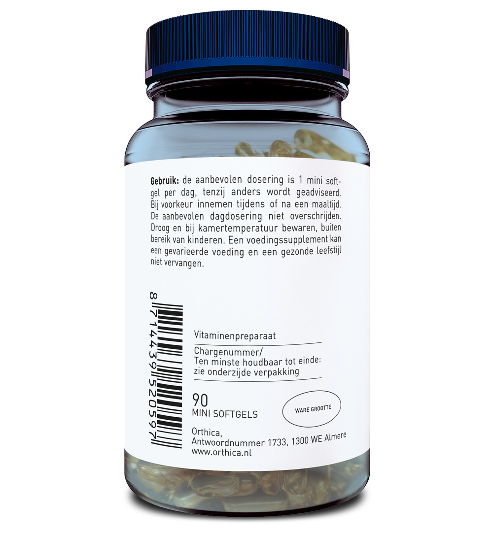 Orthica Vitamine E-200 (90 softgels) - image 2
