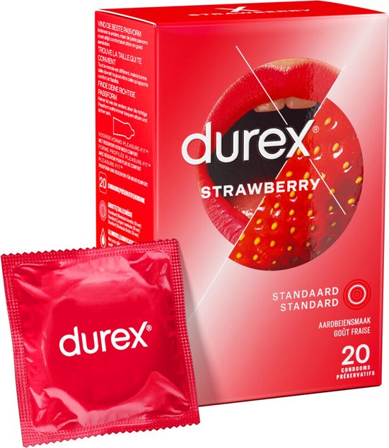 Durex Condooms Sexy Strawberry (20 stuks)