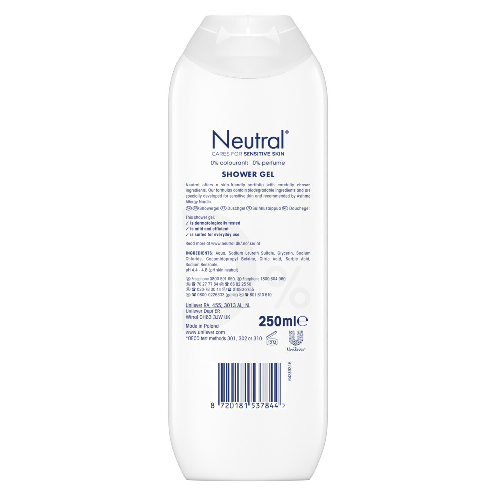 Neutral Showergel (250 ml)